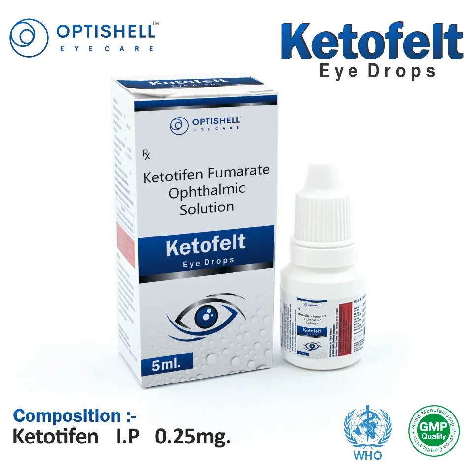 Ketotifen 0.25 mg Eye Drops PCD